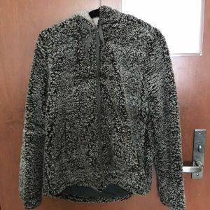 Sherpa zip up jacket